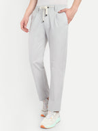 Men's  Light grey Stretchable Pants