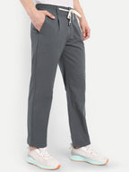 Dark Grey  Men's  Stretchable Pants