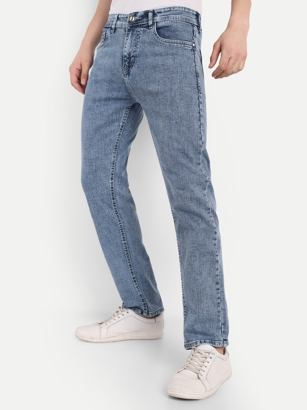 Light Blue  Stretchable Pants