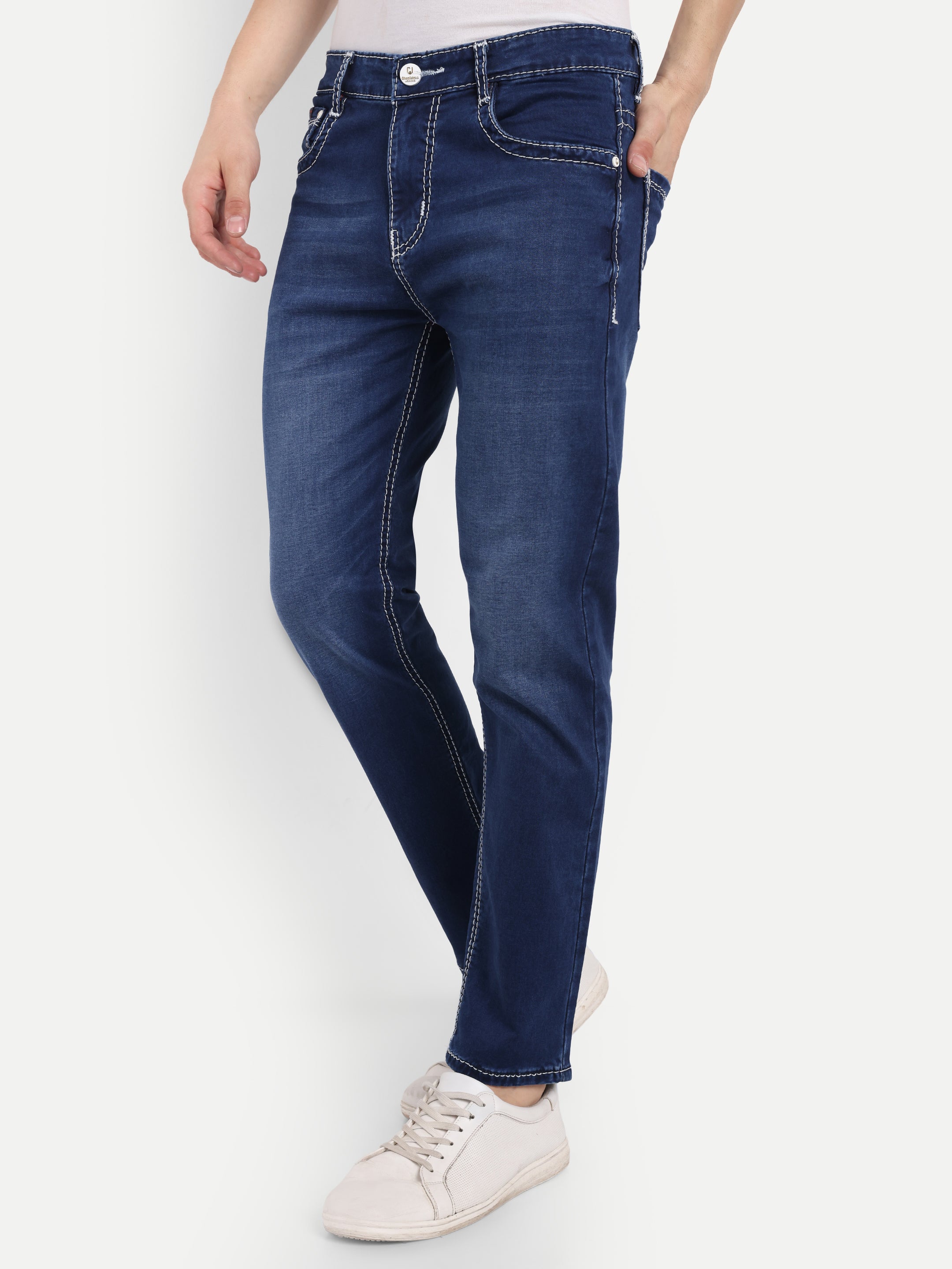 Deep Blue Men's  Stretchable  Pant