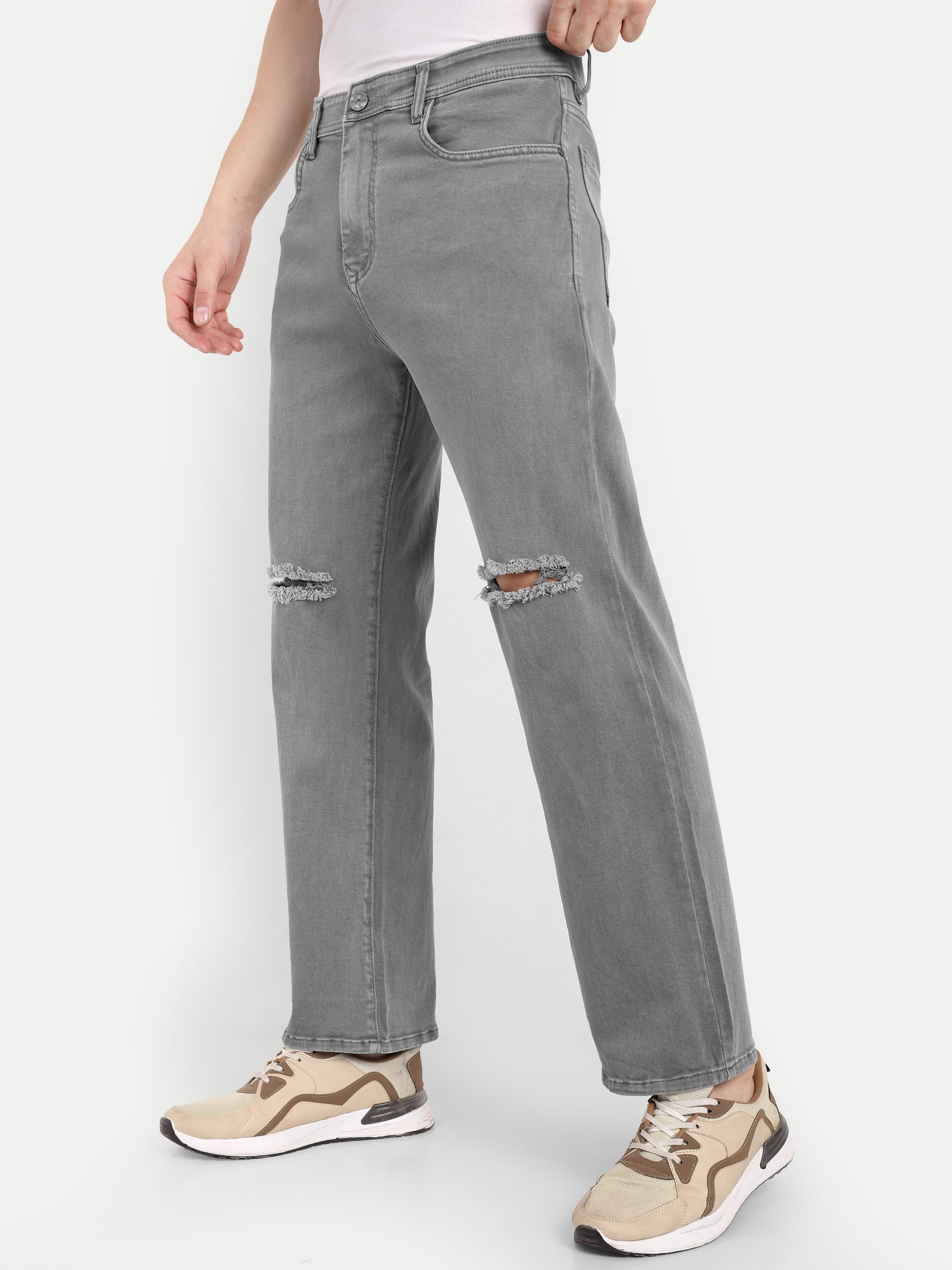 Ash grey   Denim Pants