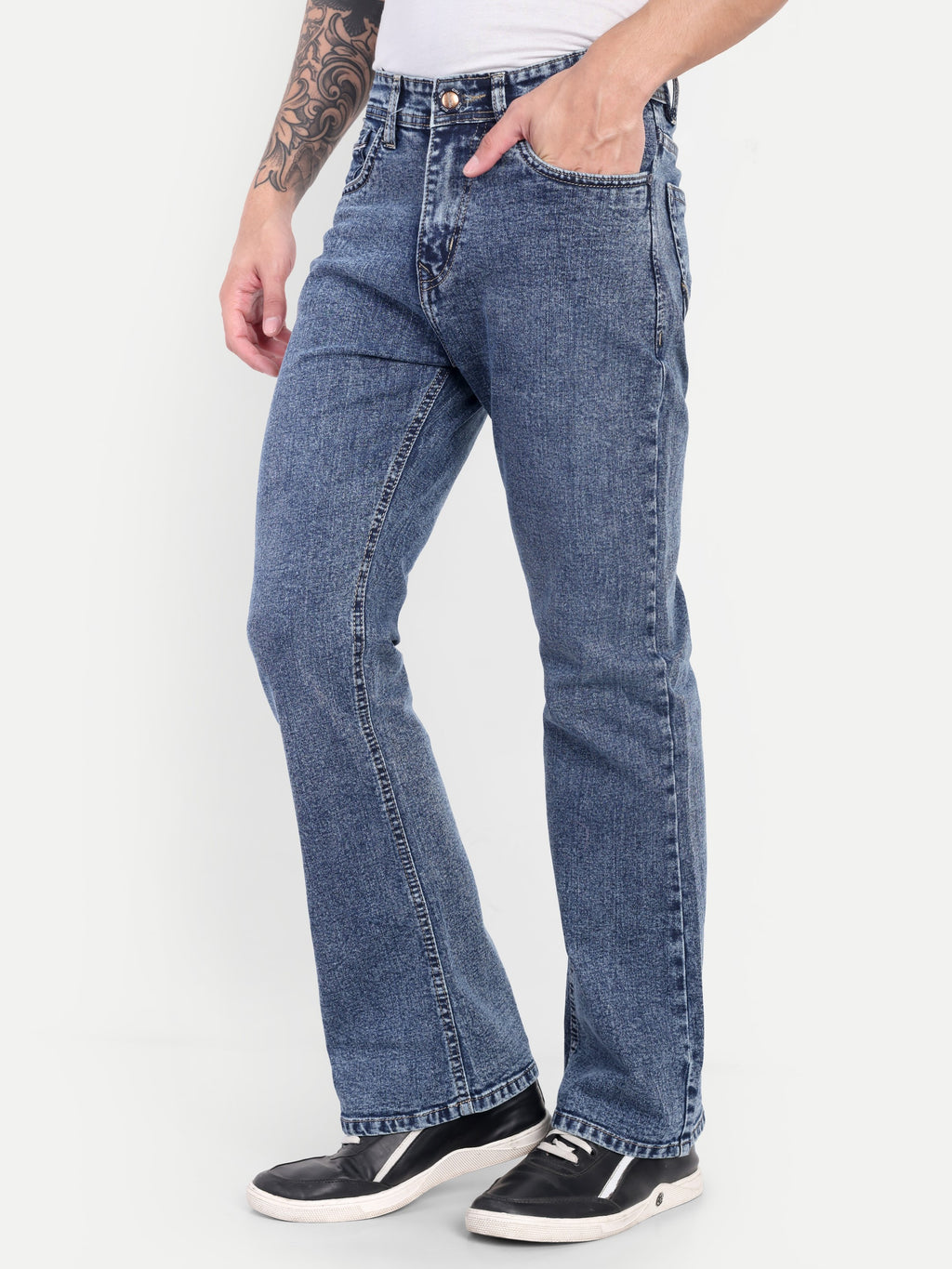 Indigo Blue Bell Bottom jeans for men