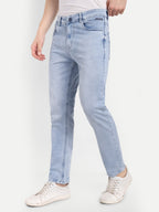 Ice Blue Men's  Stretchable Pant