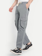 Dark Grey Men's Urban Style Cargos | Korean Fashion