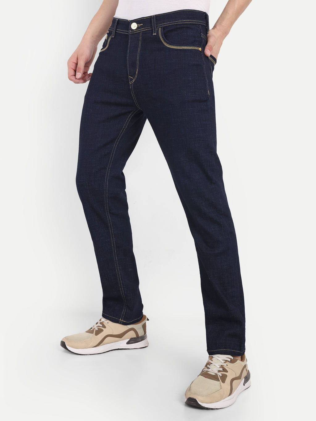 Indigo Blue   Men's  Stretchabl Pant