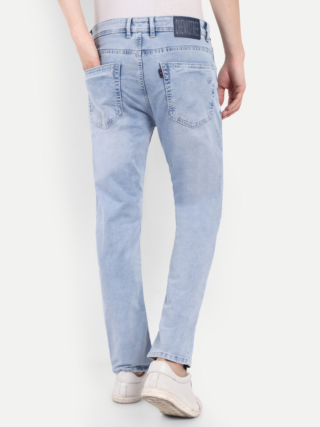 Ice Blue Men's  Stretchable Pant