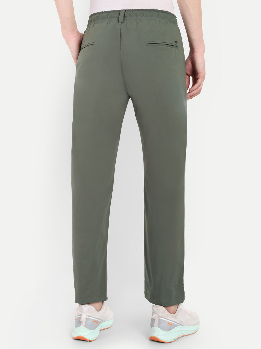 Olive Green  Men's  Stretchable Pant
