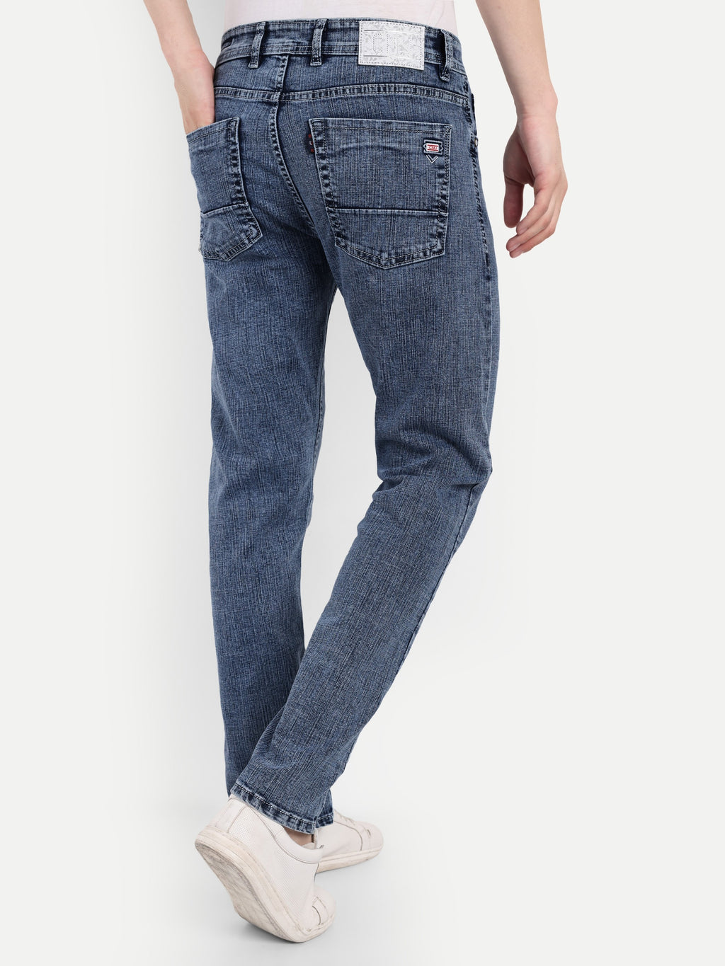 Blue Men's Pant Stretchable