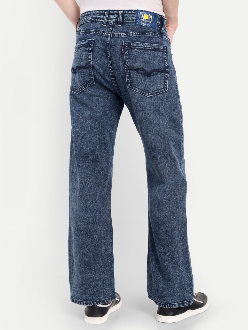 Indigo Blue Men's  Stretchable  Pant