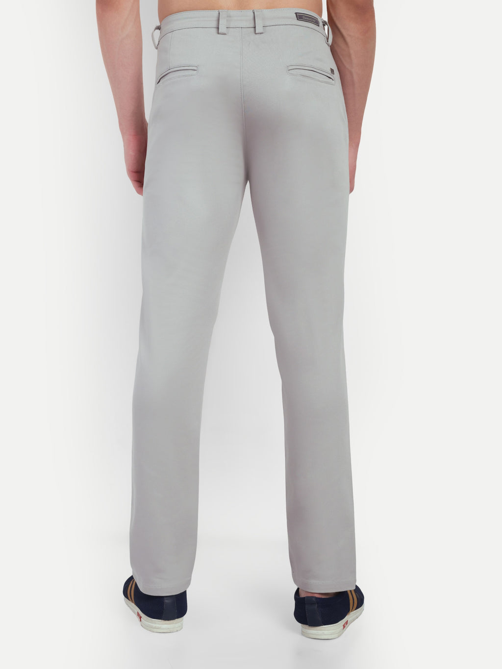 CHEMISTREE Men's Cotton Chinos Pants | 100% Safe Dye | Slim Fit Casual & Office Wear Trousers Bottle Green