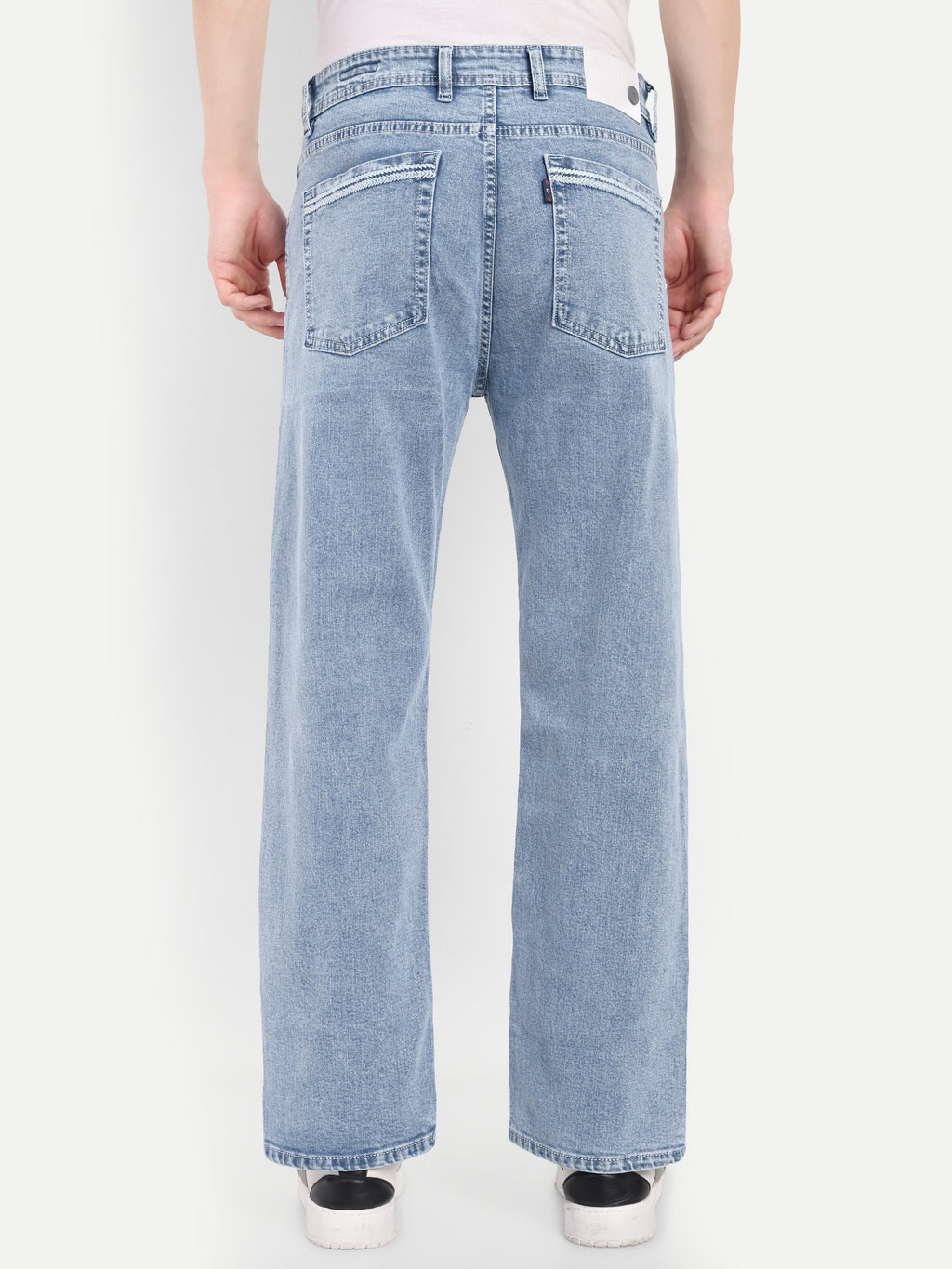 Ice Blue Stretchable Pants