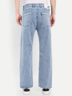 Ice Blue Stretchable Pants