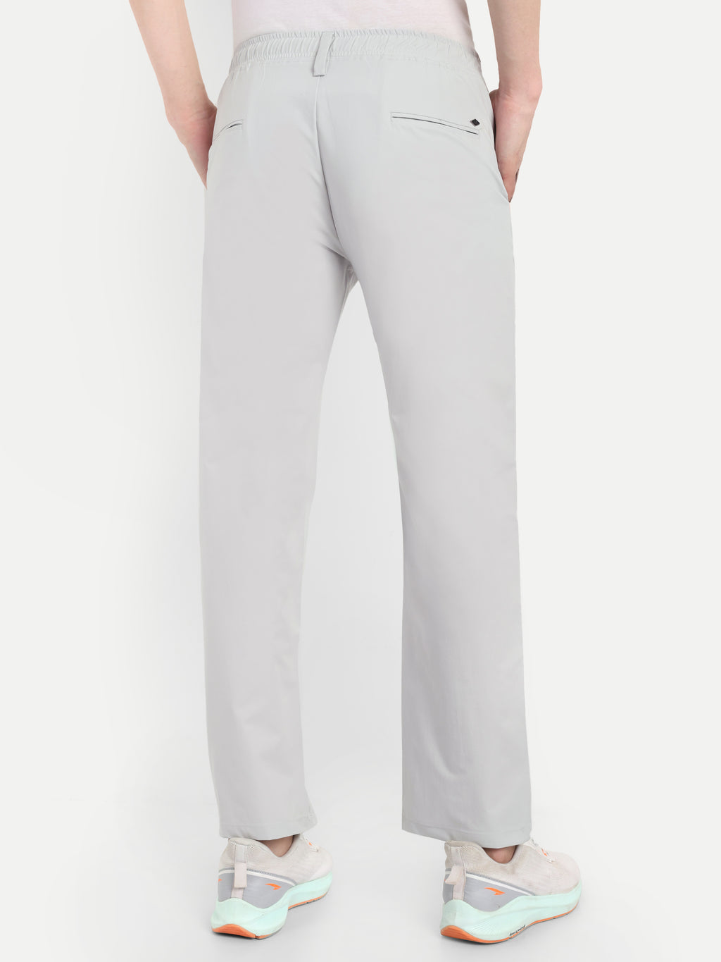 Men's  Light grey Stretchable Pants