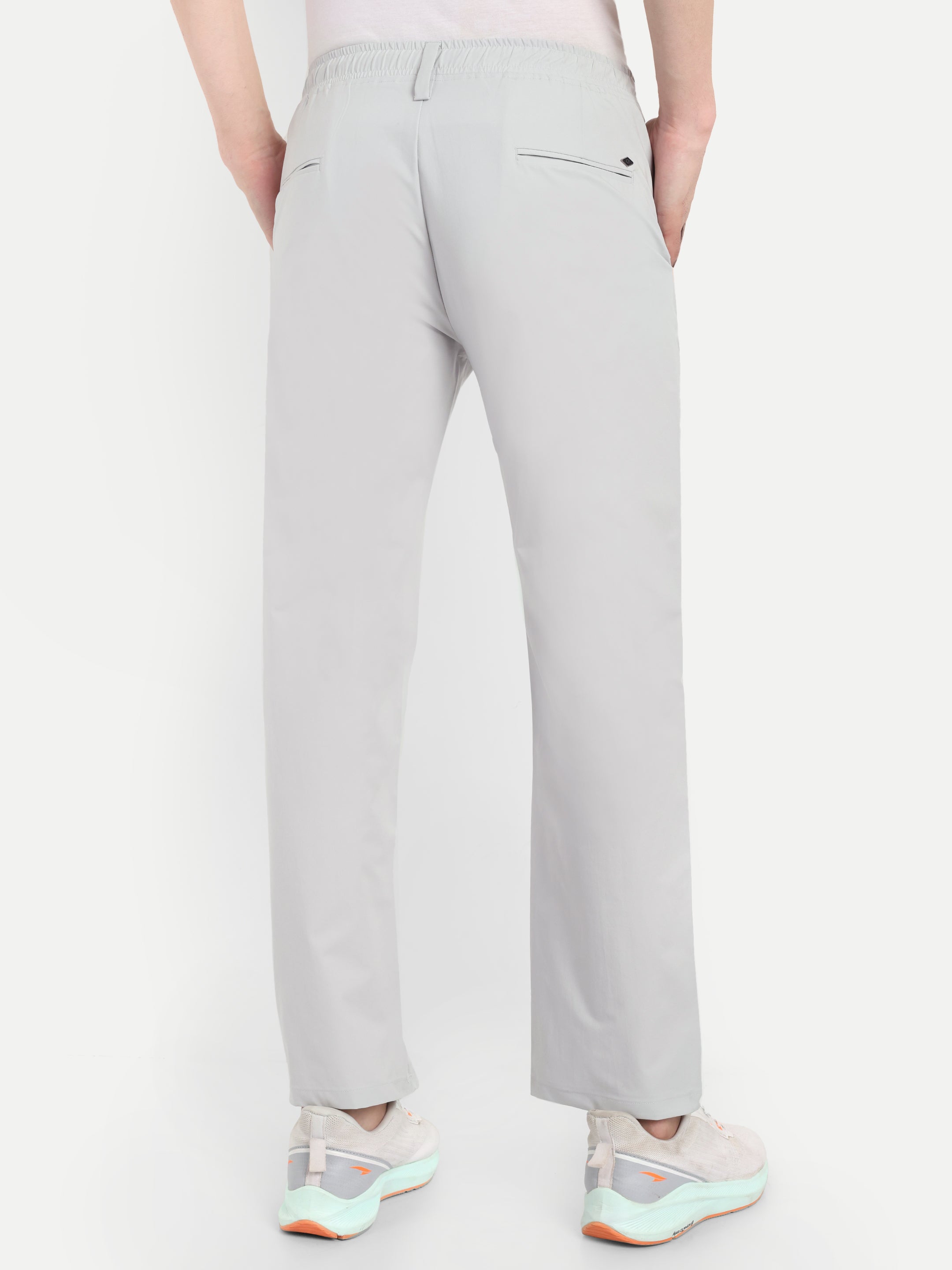 Men's  Light grey Stretchable Pants
