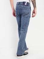 Indigo Blue Men's  Bell Bottom  jeans