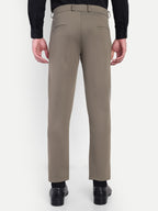 Men’s 4-way Taupe coloured Trousers | Office and Party wear