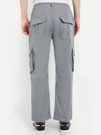 Dark Grey Men's Urban Style Cargos | Korean Fashion