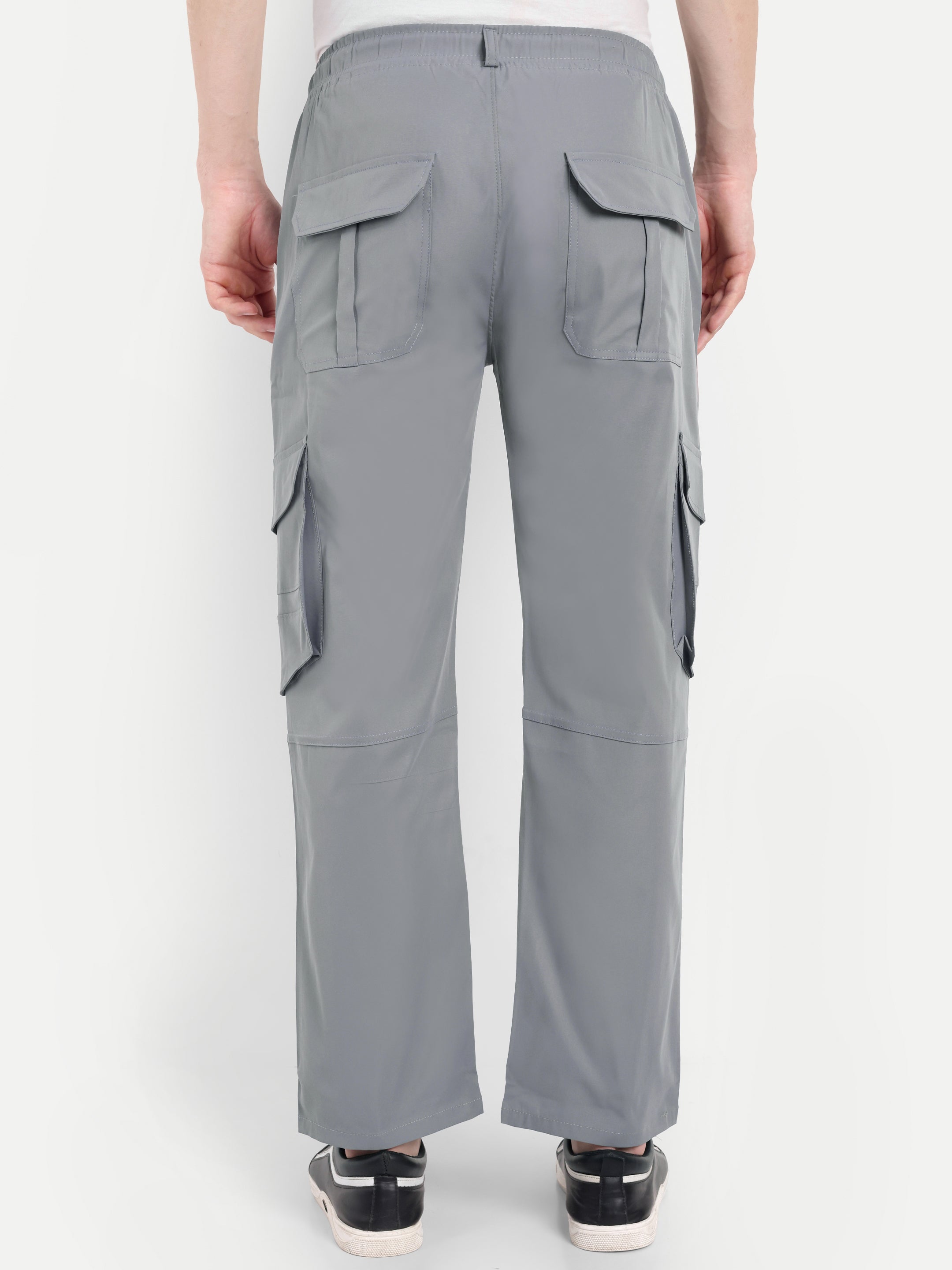 Dark Grey Men's Urban Style Cargos | Korean Fashion