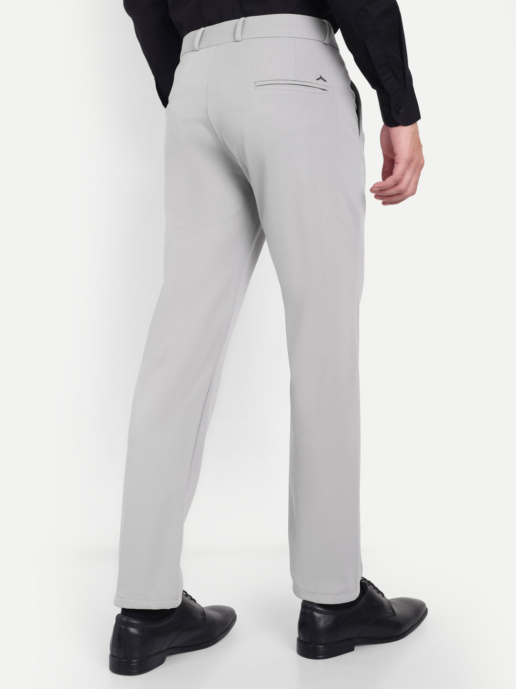 Light grey Mens 4-way trousers| Party wear & Office Wear