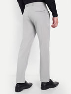 Light grey Mens 4-way trousers| Party wear & Office Wear
