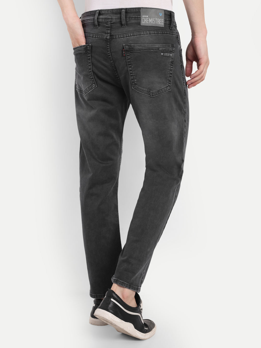 Charcoal Black Men’s Jeans | Regular Fit