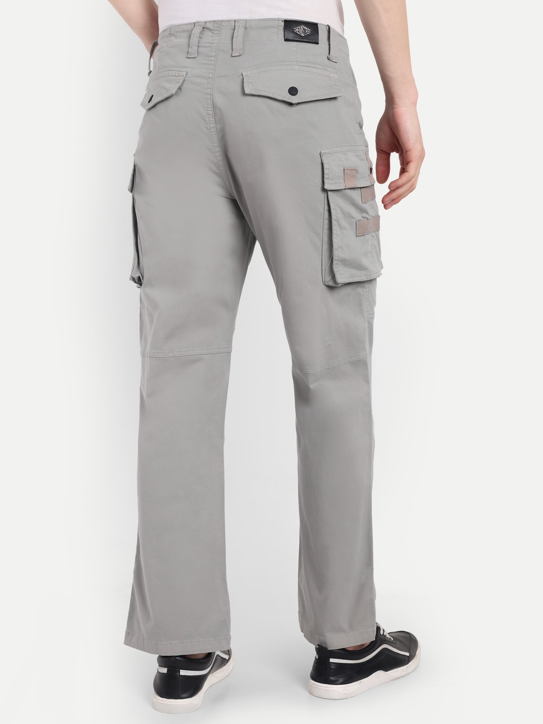 Grey Men's Cargo | Straight Fit
