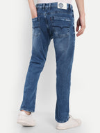 Indigo Blue Men's Pant Stretchable