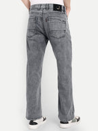 Grey-Black  Regular Straight Trouser