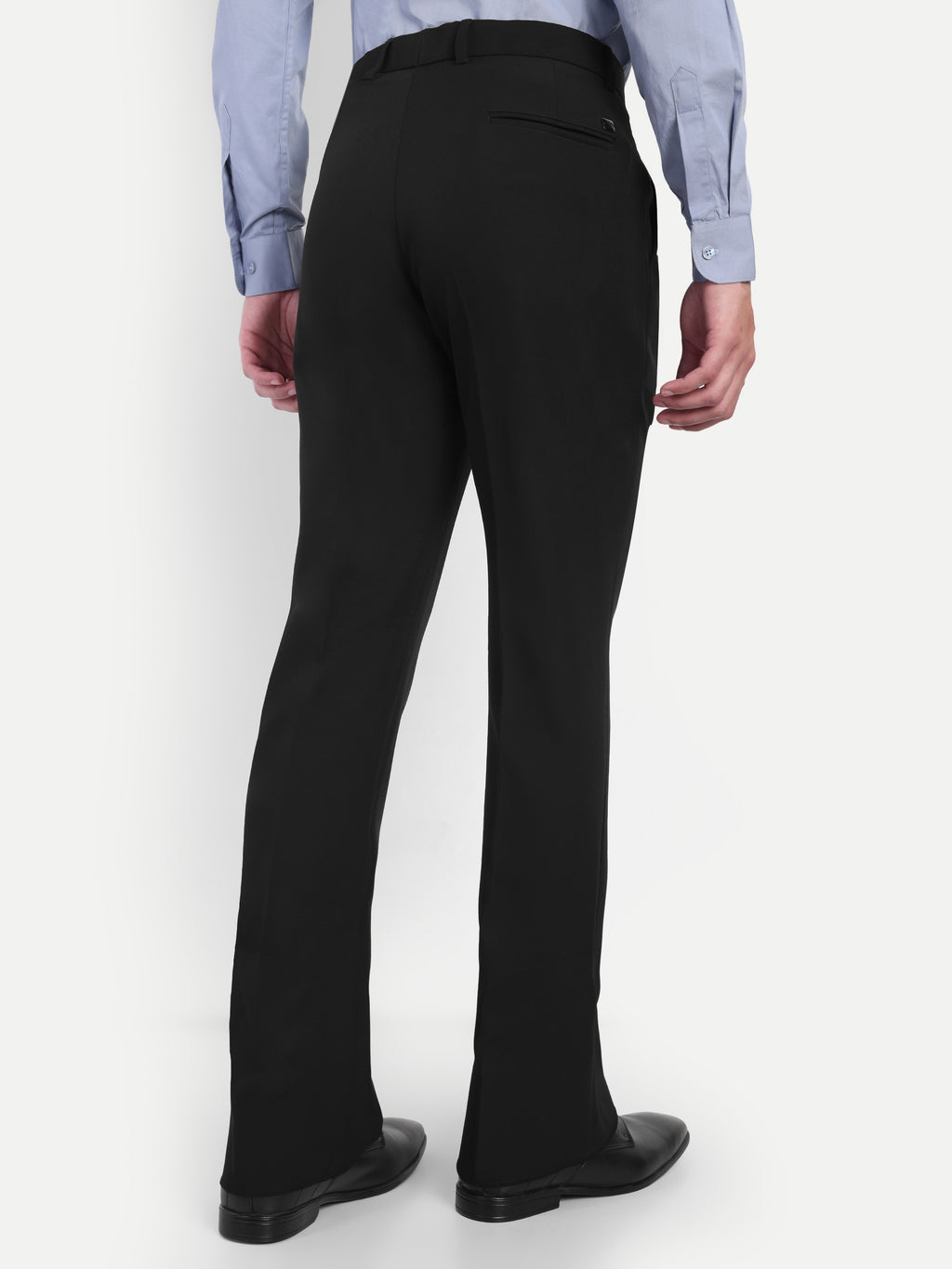 Mens Black Formal Bootcut Trousers | Office Wear & Party Wear
