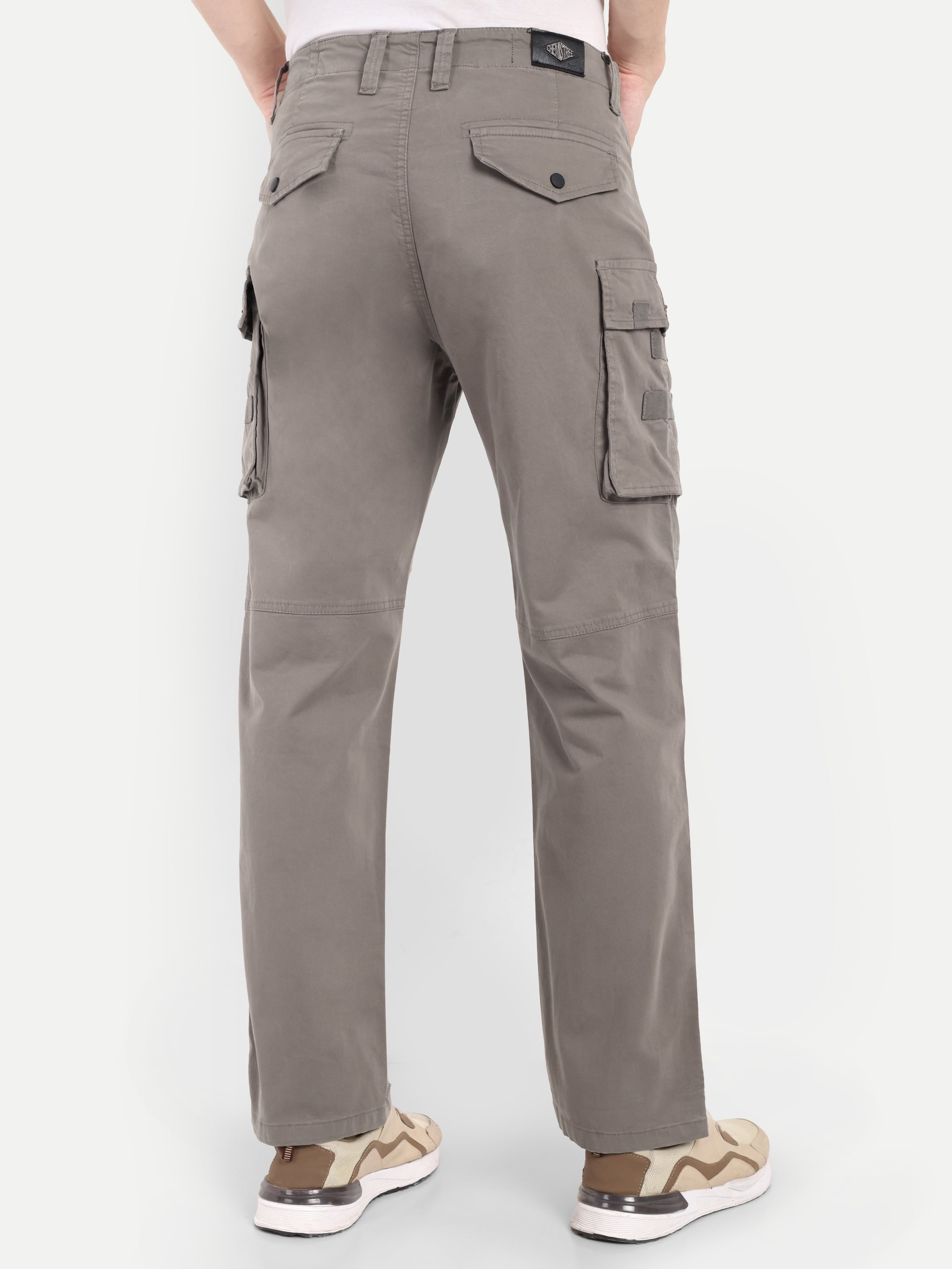 Beige Men’s Cargo | Straight Fit