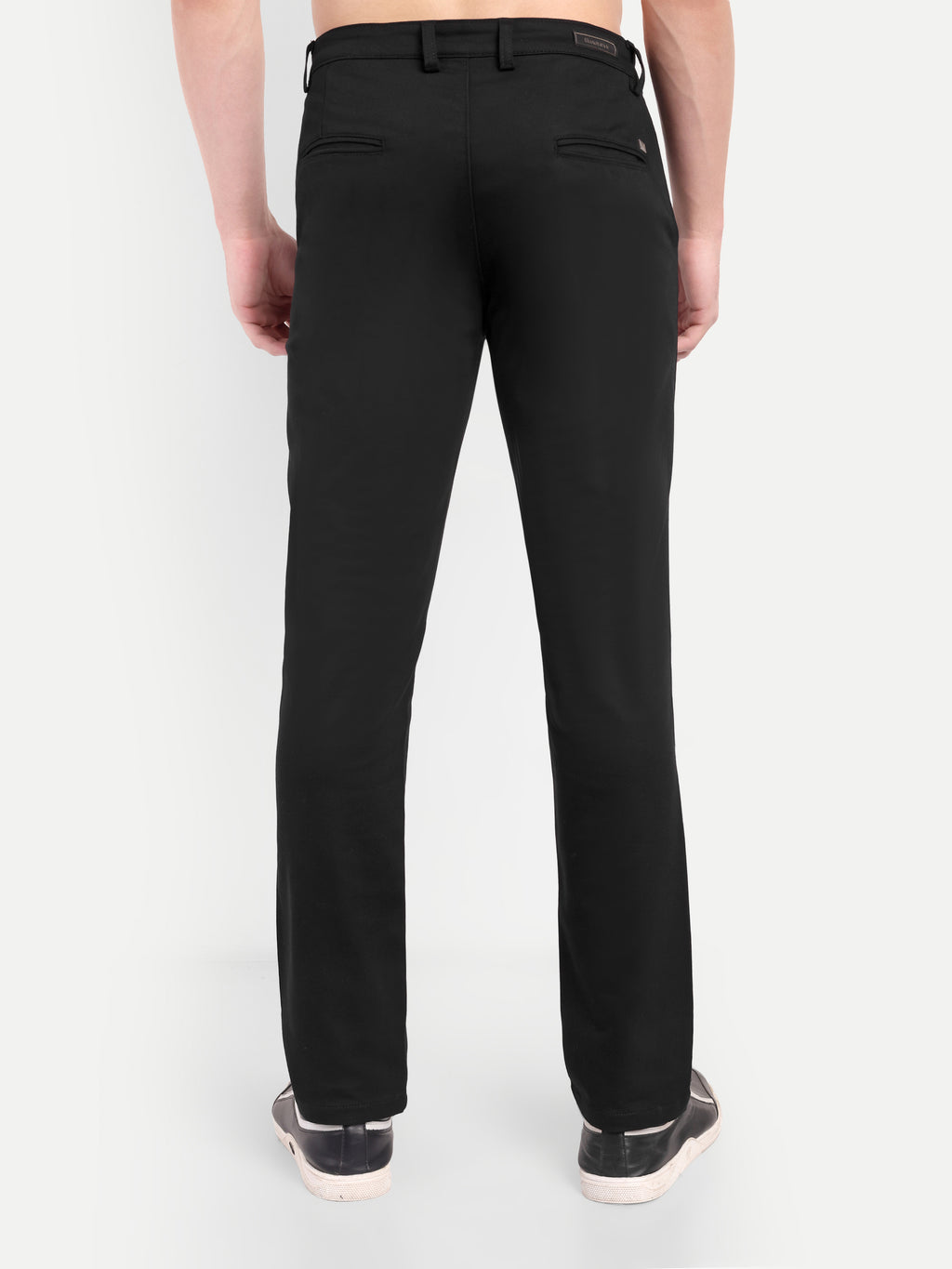 CHEMISTREE Velvet Corduroy Denim Jeans for Men | Premium Fabric | Diagonal Weave | Bootcut Blue-Black