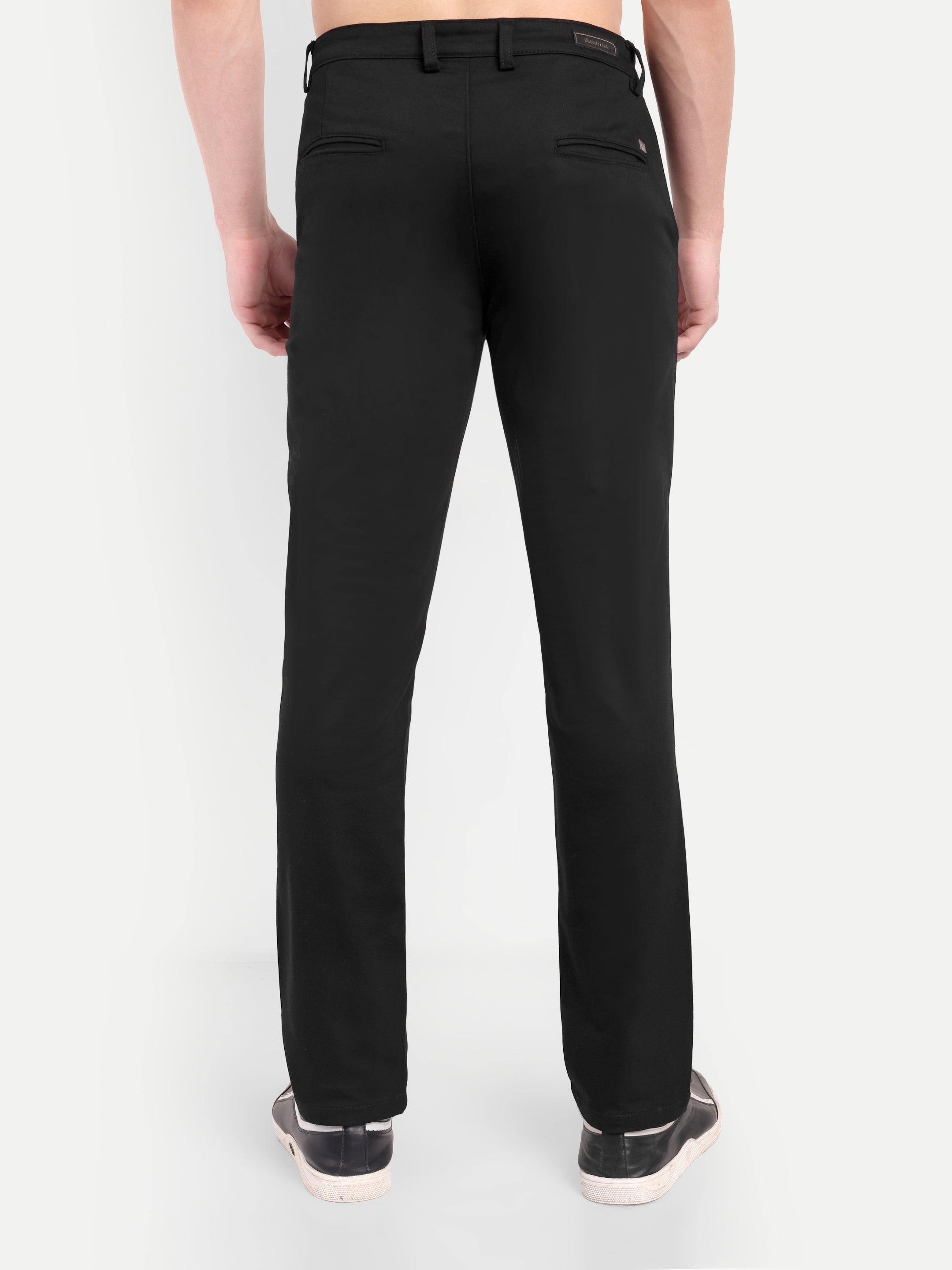 CHEMISTREE Velvet Corduroy Denim Jeans for Men | Premium Fabric | Diagonal Weave | Bootcut Blue-Black