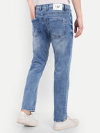 Ice Blue Men's  Stretchable Pants