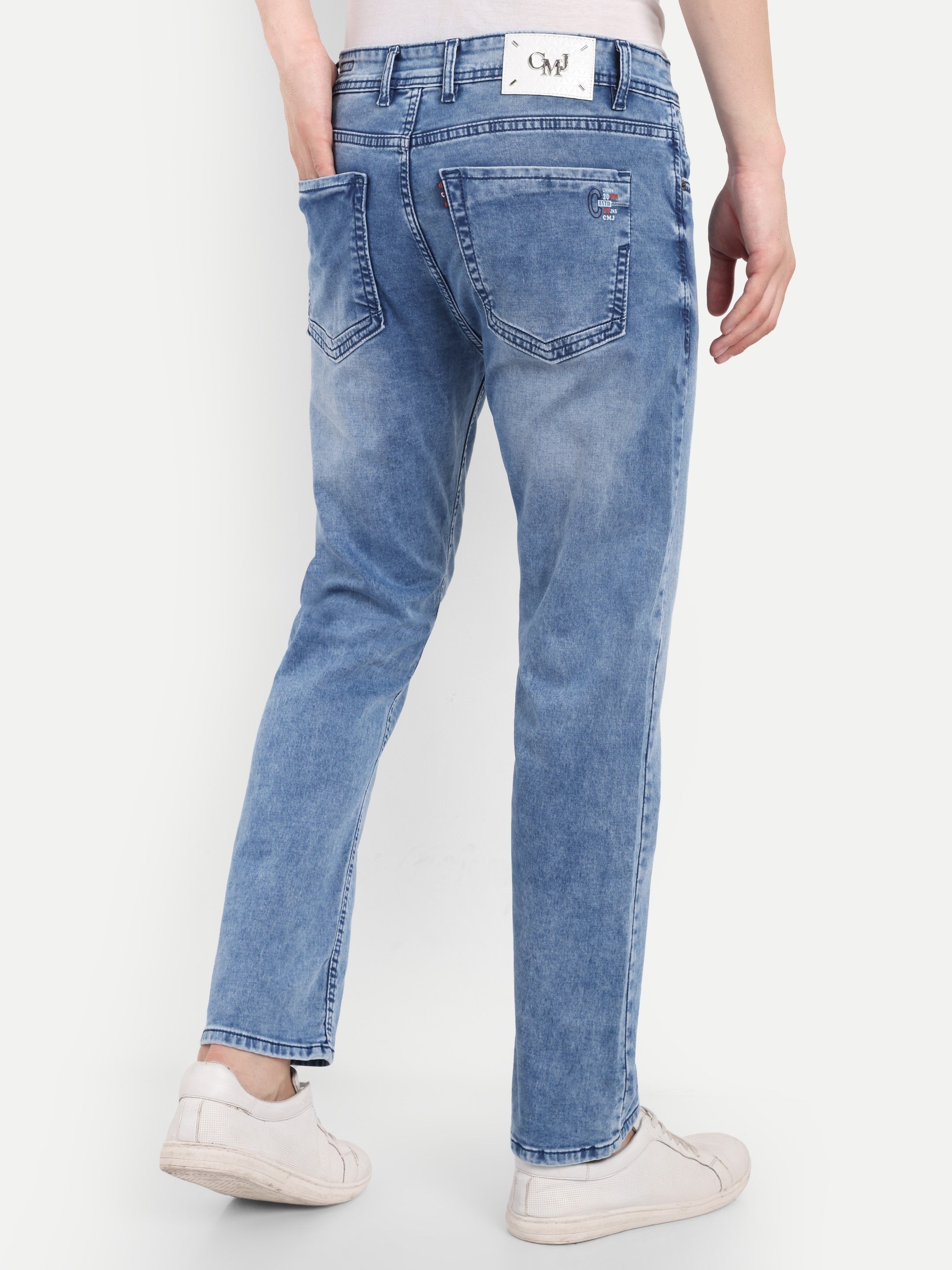 Ice Blue Men's  Stretchable Pants