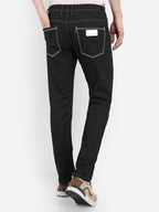 Black  Men's  Stretchable Pant