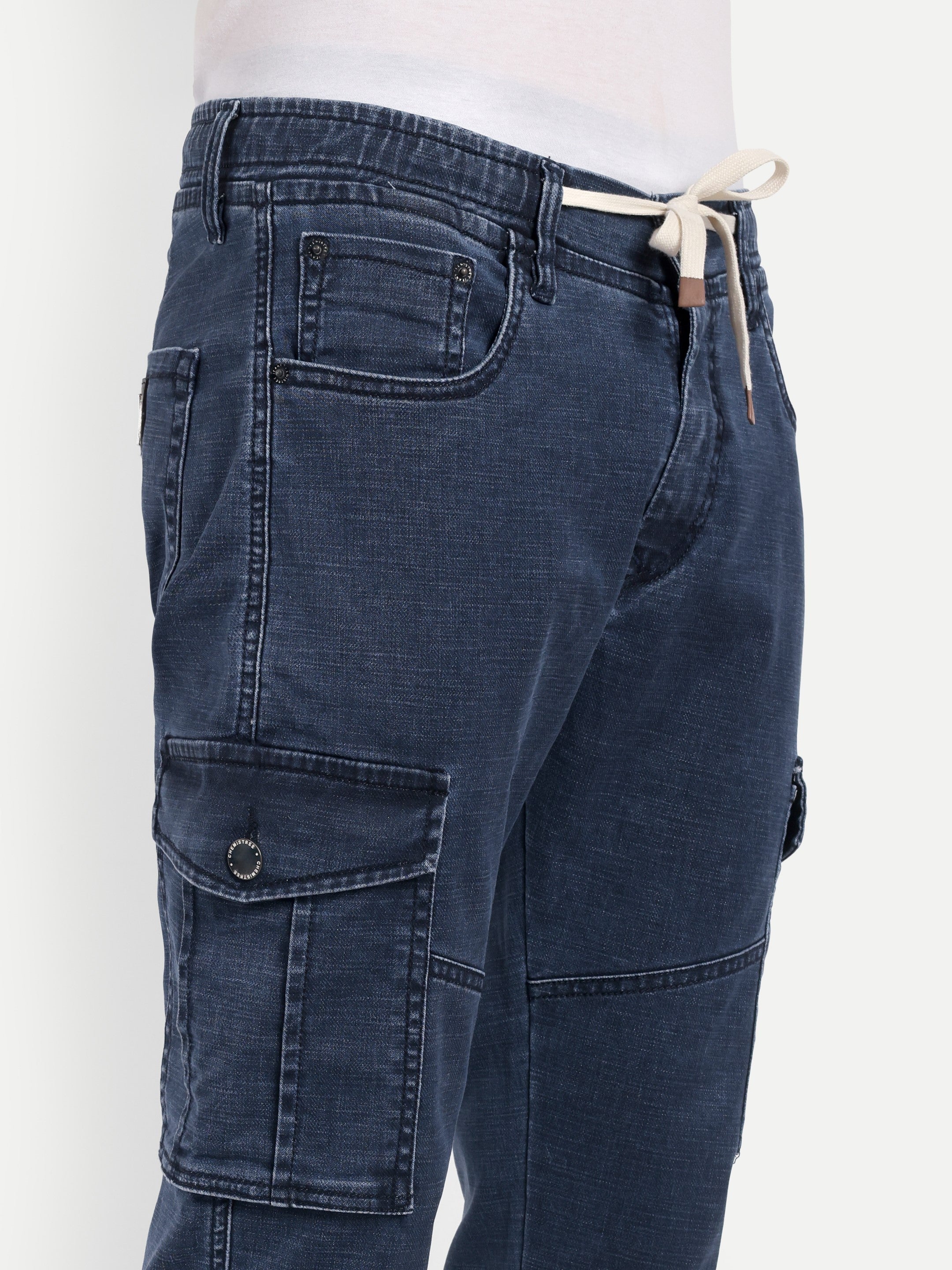 Indigo Blue Men's  denim straight fit