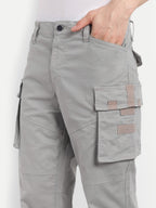 Grey Men's Cargo | Straight Fit