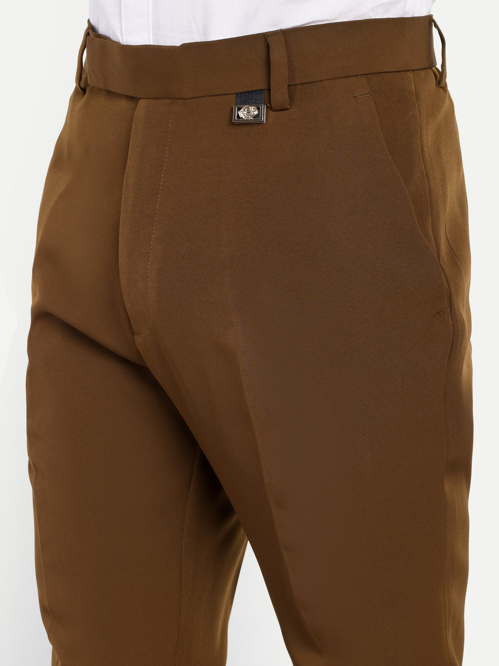 Earth Brown Men's Formal Bootcut trousers | Office Wear & Party Wear