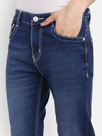 Deep Blue Men's  Stretchable  Pant