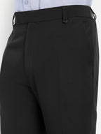 Mens Black Formal Bootcut Trousers | Office Wear & Party Wear