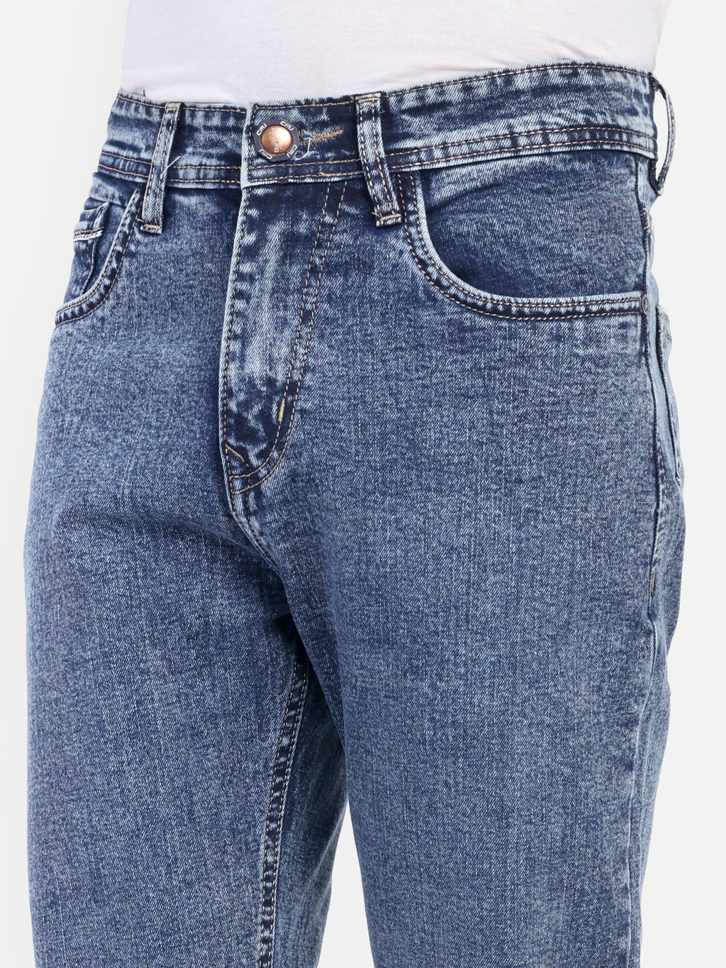 Indigo Blue Men's  Bell Bottom  jeans