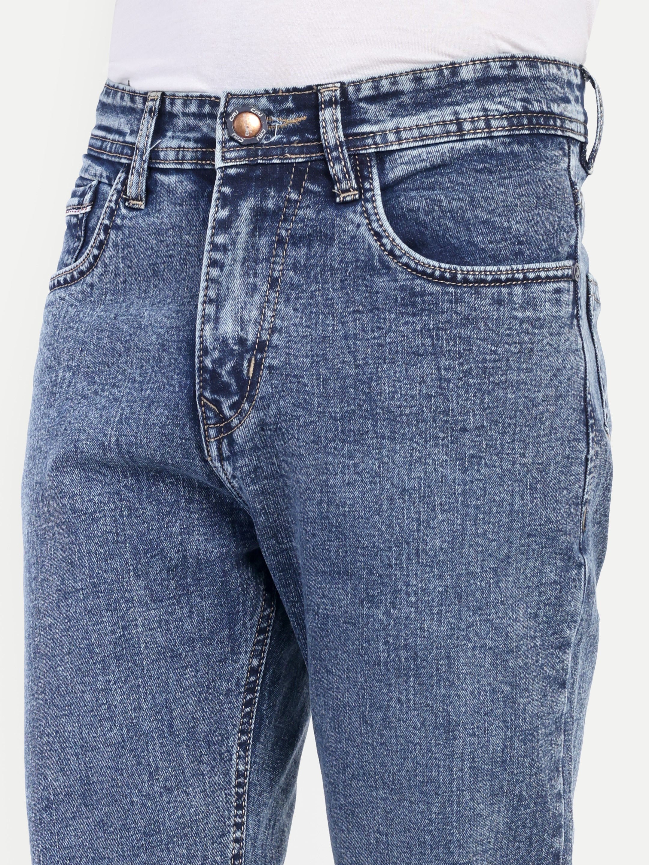 Indigo Blue Men's  Bell Bottom  jeans
