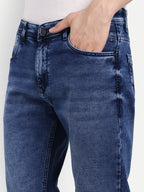 Vintage Blue Men's Pant Stretchable
