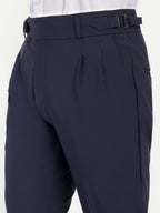 Navy Blue Gurkha style trousers for men | Office & Formal Wear | Korean Style