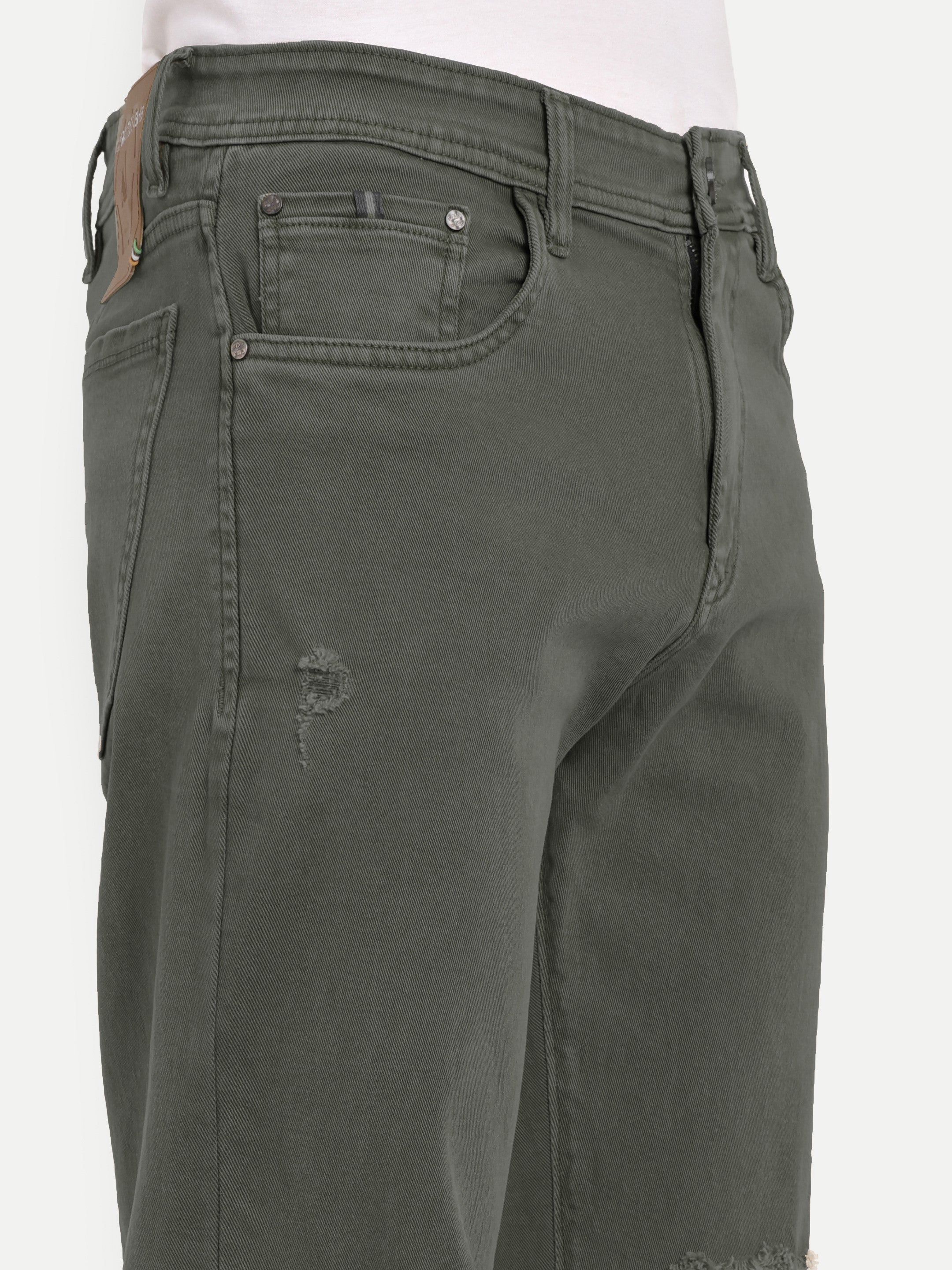 Earth Green   Denim Pants