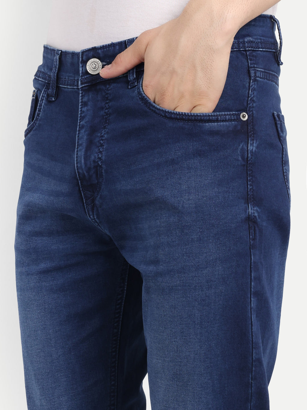 Deep Blue  Stretchable Pants