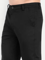 CHEMISTREE Velvet Corduroy Denim Jeans for Men | Premium Fabric | Diagonal Weave | Bootcut Blue-Black