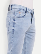 Ice Blue Men's  Stretchable Pant