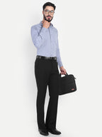 Mens Black Formal Bootcut Trousers | Office Wear & Party Wear