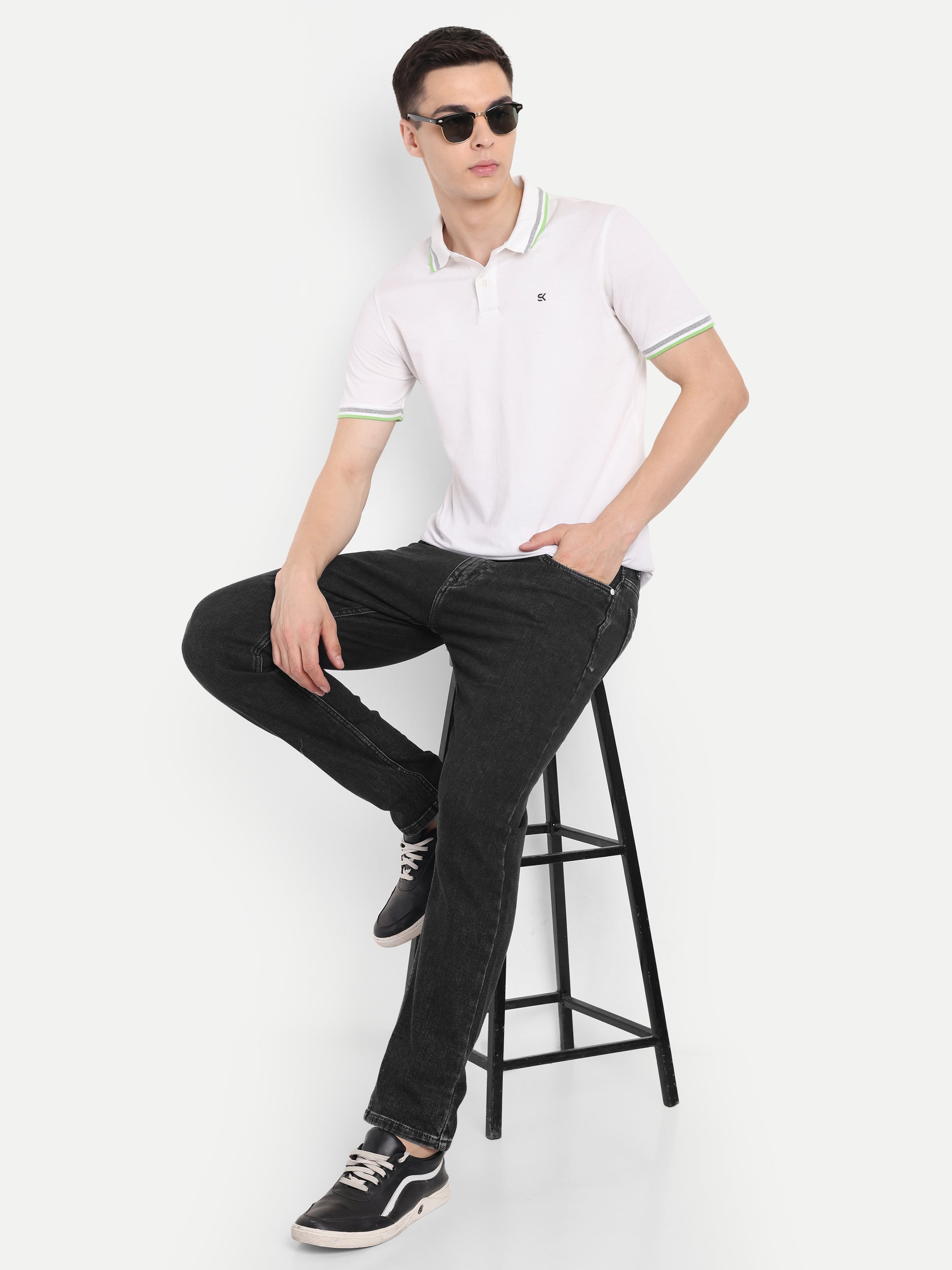 Carbon Black Men's  Stretchable  Pant